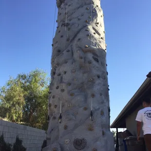 Great time on the rock wall!!!