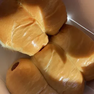Ham and Cheese Kolaches and Sausage Kolaches