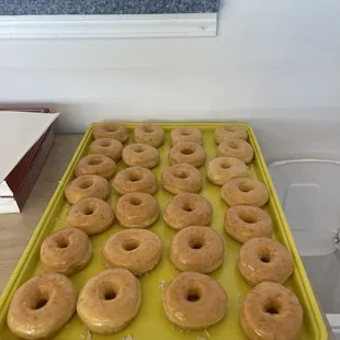 Bake fresh donuts daily
