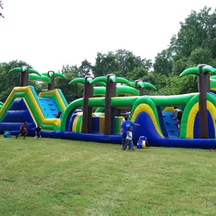 72' Obstacle Course - This is the longest inflatable obstacle course in the area!