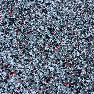 red, white, and black