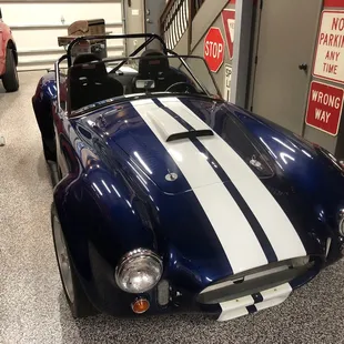Shelby Cobra on an Amazing Garage Floor.