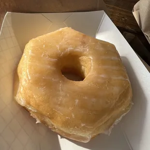 Freshly fried donuts