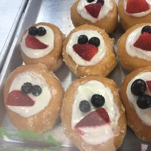 Chantilly cream donut.