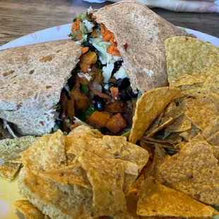 Vegetarian Lunch Burrito