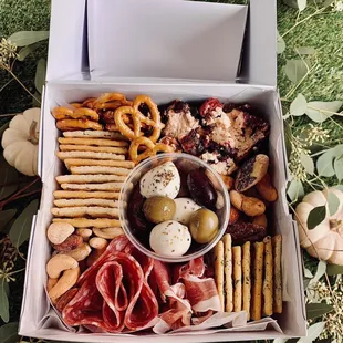 Savory Snack Box
Serves 1- 2 Adults