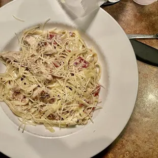 Chicken Bacon Alfredo