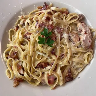 Chicken Bacon Alfredo