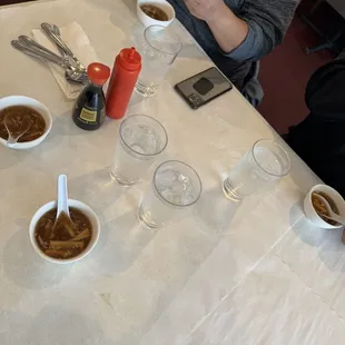 Sweet and Sour Soup comes with every lunch special