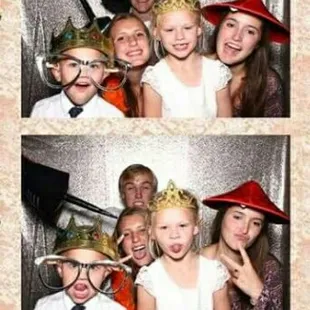 Strips are custom designed to compliment theme and colors of events! We also have many fonts to choose from to create the perfect logo!!