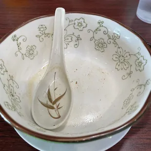 My non-existent miso soup because it was so exquisite.