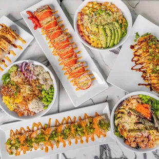 sushi, food, sushi and sashimi, sashimi