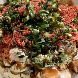 Spicy Salmon Poke Bowl!