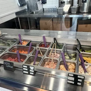 Choices of protein and sides