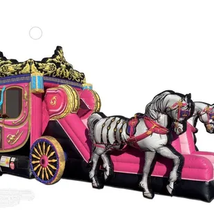 Princess Carriage Combo w/ Horses- Brand New