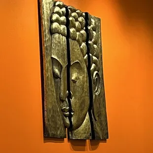 a buddha head