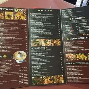 Amazing Thai Cuisine Menu 2023-5