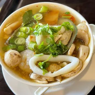 SO.1. Bowl Tom Yum Soup with seafood