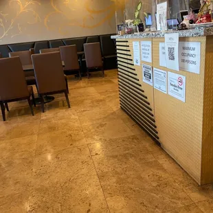 Takeout area