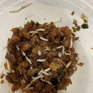 chicken for the chicken lettuce wraps