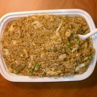 veggie fried brown rice