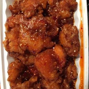 8/30/2016 I think this was sesame chicken