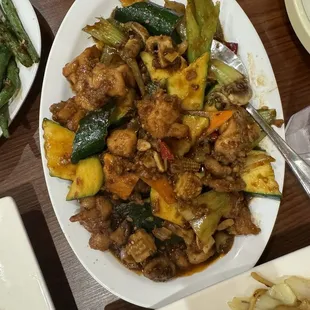 B12. Chicken with Mixed Vegetables