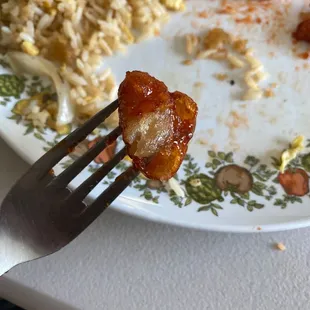 Look at how dry the meat is inside