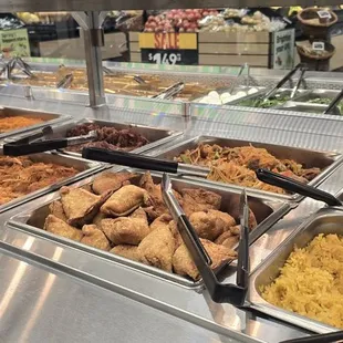 Hot food ready to go