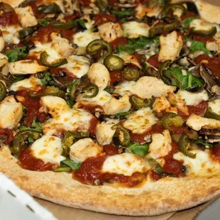 a pizza in a box