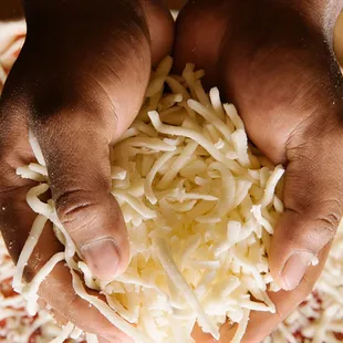 Enjoy the taste and quality of Grande whole milk Mozzarella cheese; you can only find at Amazonas Pizza