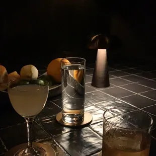 Cocktails at Bar Amba.