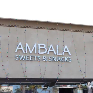 the front of the store