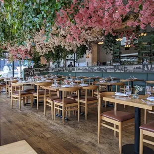 Inside the restaurant