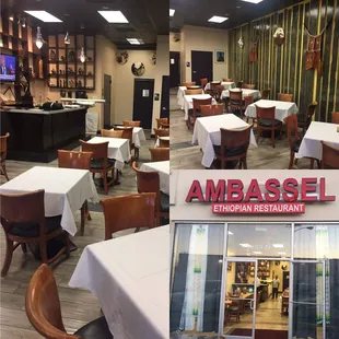 the interior of the restaurant