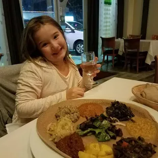 Veggie sampler/platter..delish!