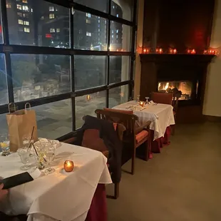 One of two big fireplaces!