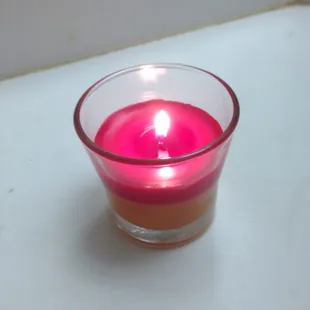 I had to get a candle to get rid of the room smell that was in the room. Best purchase EVER!!!