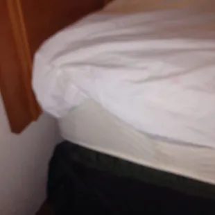 Sheets don't even fit the bed.