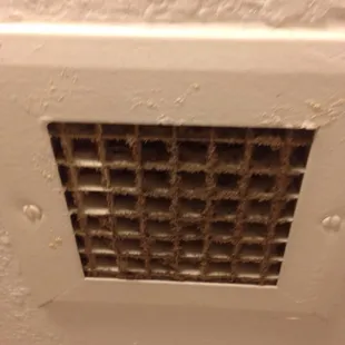 These vents haven't been cleaned in a very long time.