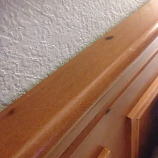 I guess people used to bring incense up in the room to burn.