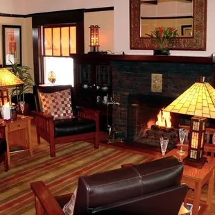 Living Room in our Main House Poets Refuge