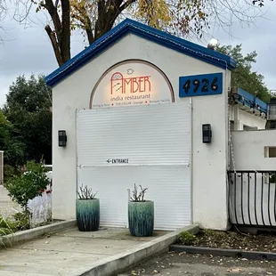 outside