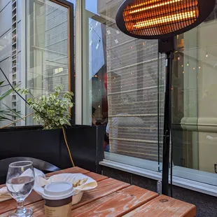 Outdoor seating was great! Gets chilly so carry a jacket or notice that there is a heater.