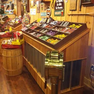 Store in the front, Cracker Barrel style