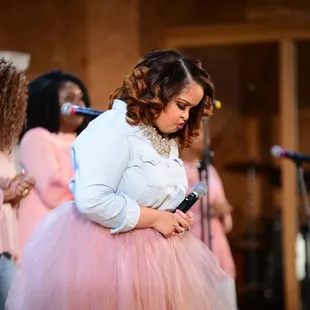 My hair (styled and colored) by Amber. The bundles in this photo was also purchased from Amber.