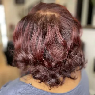 Can I ride on a curl? All natural healthy hair, what more can you ask for?