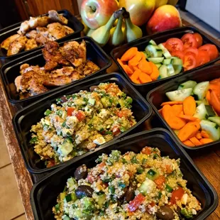 Meal prep for a personal chef service