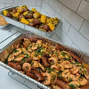 Catering a Cajun Shrimp Boil!