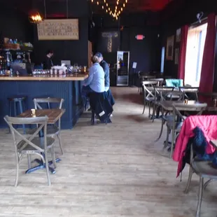 View looking inside from the front entry.